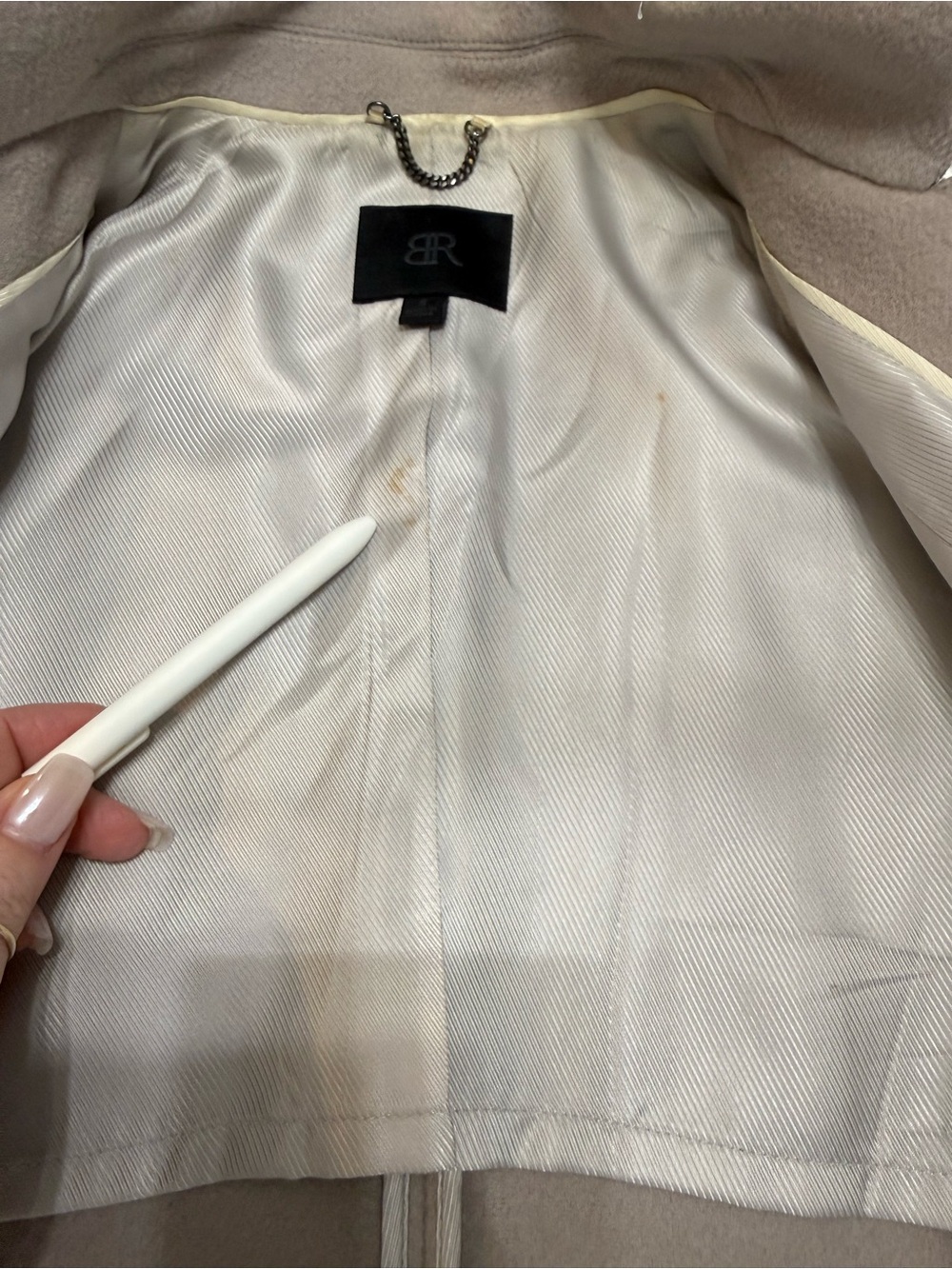 Banana Republic Taupe Jacket Size Small - Picture 6 of 9